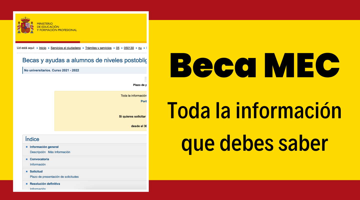 Beca MEC España