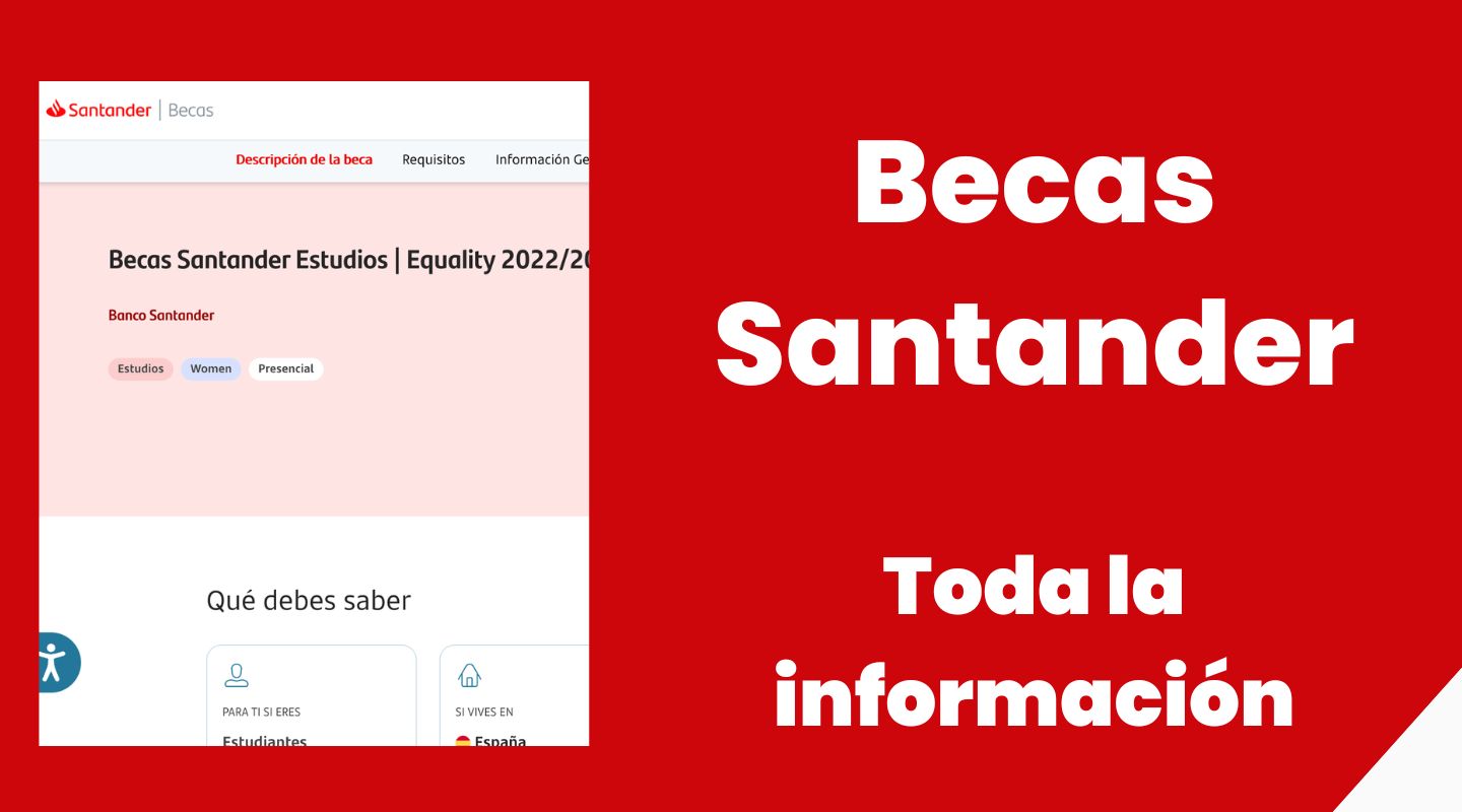 Becas Santander para mujeres
