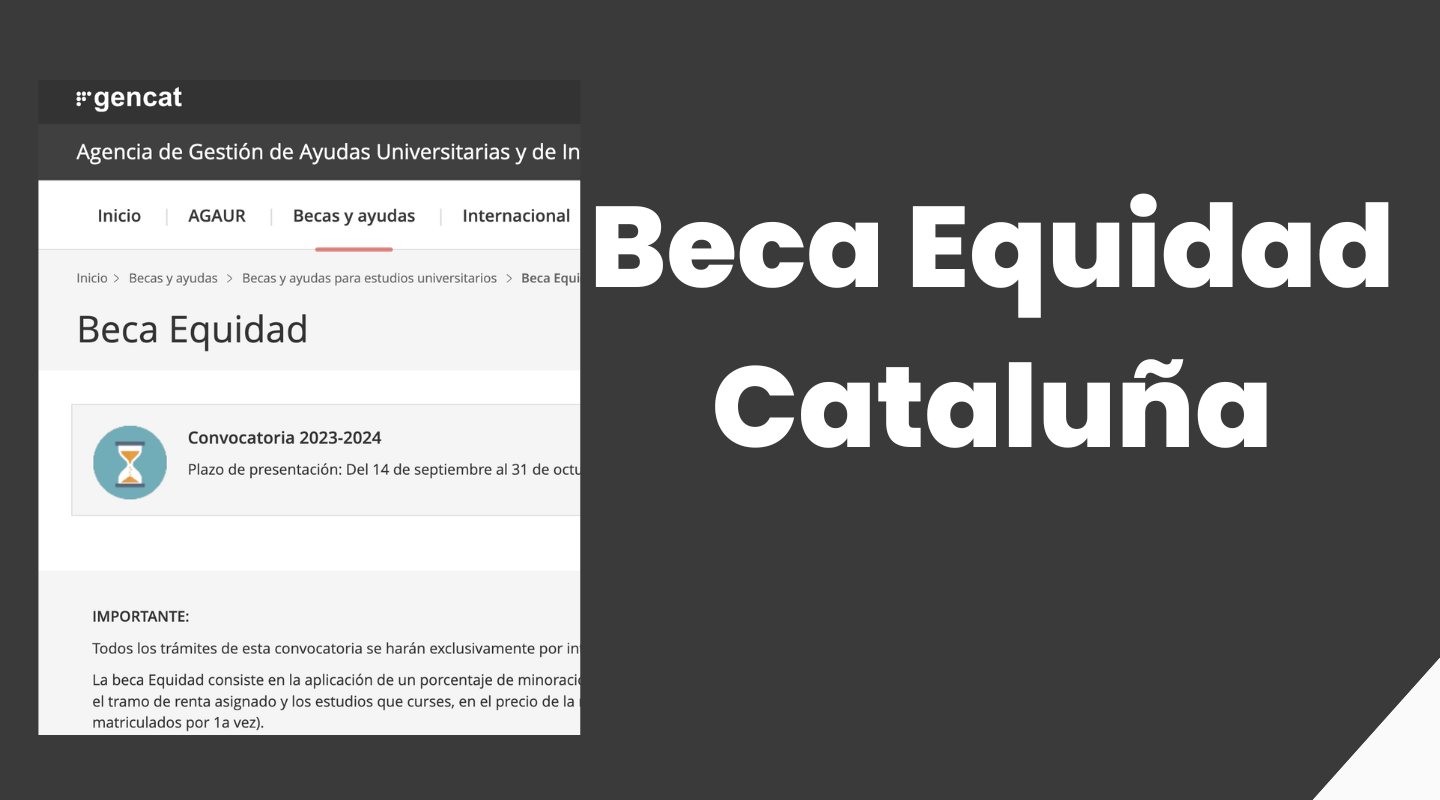 beca equidad cataluña